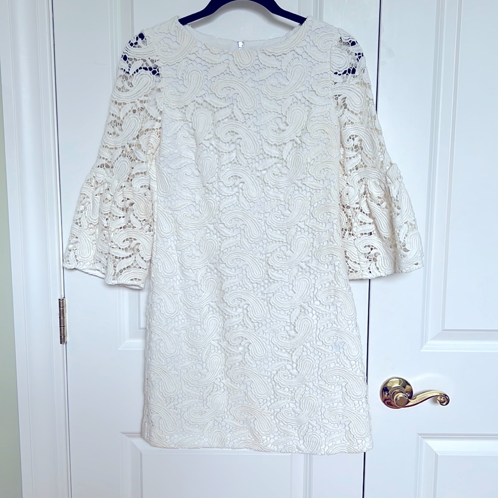 Cynthia Steffe ivory lace dress size 0